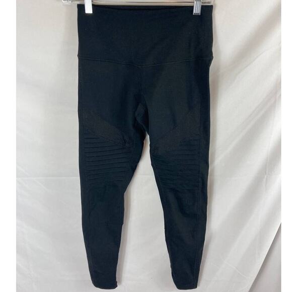 Zella Autumn High Waist Moto Ankle Leggings Black Size Small - Picture 4 of 9
